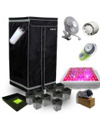 Kits Box de Culture complets - Pack Discount - Lumière - Ventilation - Dark Room